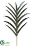 Silk Plants Direct Vanda Orchid Leaf Plant - Green - Pack of 12
