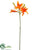 Silk Plants Direct Day Lily Spray - Orange - Pack of 12