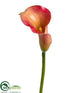 Silk Plants Direct Mini Calla Lily Spray - Rose - Pack of 12
