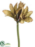 Silk Plants Direct Vintage Romance Hybrid Lily Spray - Green Mauve - Pack of 12