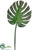 Silk Plants Direct Monstera Leaf Spray - Green Brown - Pack of 12