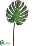 Silk Plants Direct Monstera Leaf Spray - Green Brown - Pack of 12