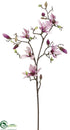Silk Plants Direct Magnolia Tree Branch - Orchid - Pack of 4