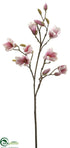 Silk Plants Direct Magnolia Spray - Mauve - Pack of 6