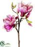 Silk Plants Direct Magnolia Spray - Lavender - Pack of 6