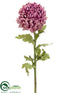 Silk Plants Direct Mum Spray - Lilac - Pack of 12