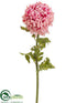 Silk Plants Direct Mum Spray - Pink - Pack of 12