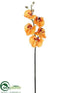 Silk Plants Direct Phalaenopsis Orchid Spray - Apricot Orange - Pack of 6