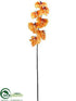 Silk Plants Direct Phalaenopsis Orchid Spray - Apricot Orange - Pack of 4