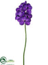Silk Plants Direct Vanda Orchid Spray - Lavender - Pack of 6