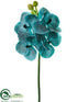 Silk Plants Direct Vanda Orchid Spray - Aqua Light - Pack of 6