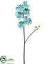 Silk Plants Direct Phalaenopsis Orchid Spray - Aqua Light - Pack of 6