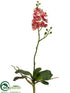 Silk Plants Direct Mini Phalaenopsis Orchid Plant - Rose - Pack of 12