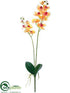 Silk Plants Direct Phalaenopsis Orchid Spray - Peach Yellow - Pack of 4