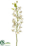 Silk Plants Direct Dendrobium Orchid Spray - Cream - Pack of 6