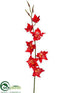 Silk Plants Direct Odontoglossum Orchid Spray - Flame - Pack of 6