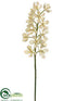 Silk Plants Direct Vanda Orchid Spray - Cream - Pack of 12