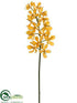 Silk Plants Direct Vanda Orchid Spray - Yellow Soft - Pack of 12