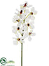 Silk Plants Direct Vanda Orchid Spray - White Mauve - Pack of 12