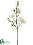 Silk Plants Direct Phalaenopsis Orchid Spray - White - Pack of 12
