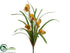 Silk Plants Direct Mini Cymbidium Orchid Plant - Yellow Green - Pack of 12