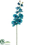 Silk Plants Direct Phalaenopsis Orchid Spray - Teal - Pack of 6