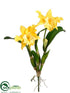 Silk Plants Direct Giant Cattleya Plant - Yellow - Pack of 6