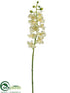 Silk Plants Direct Mini Phalaenopsis Orchid Spray - White - Pack of 12