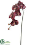 Silk Plants Direct Phalaenopsis Orchid Spray - Burgundy - Pack of 4