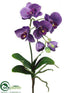 Silk Plants Direct Phalaenopsis Orchid Plant - Lavender Purple - Pack of 12