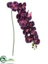 Silk Plants Direct Phalaenopsis Orchid Spray - Eggplant - Pack of 6