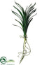 Silk Plants Direct Vanda Orchid Leaf Spray - Green - Pack of 12