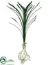 Silk Plants Direct Vanda Orchid Leaf Spray - Green - Pack of 6
