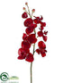 Silk Plants Direct Phalaenopsis Orchid Spray - Red - Pack of 6