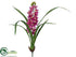 Silk Plants Direct Mini Cymbidium Orchid Flower Plant Bush - Orchid - Pack of 6