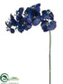 Silk Plants Direct Phalaenopsis Orchid Spray - Navy Blue - Pack of 4