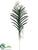 Vanda Orchid Spray - Cream Green - Pack of 2