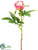Silk Plants Direct Peony Bud Spray - Pink - Pack of 24