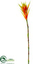 Silk Plants Direct Protea Spray - Flame Orange - Pack of 12