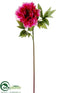 Silk Plants Direct Peony Spray - Fuchsia - Pack of 12