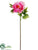 Peony Spray - Pink - Pack of 12