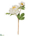 Silk Plants Direct Vintage Peony Spray - Cream - Pack of 12
