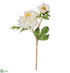 Silk Plants Direct Vintage Peony Spray - Cream - Pack of 12