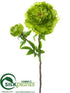 Silk Plants Direct Peony Spray - Green - Pack of 6
