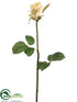 Silk Plants Direct Rose Bud Spray - Cream - Pack of 12