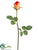 Rose Bud Spray - Orange Cerise - Pack of 12