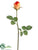 Rose Bud Spray - Orange Cerise - Pack of 12