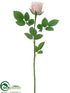 Silk Plants Direct Rose Bud Spray - Blush - Pack of 12
