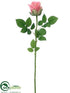 Silk Plants Direct Rose Bud Spray - Coral - Pack of 12