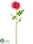 Silk Plants Direct Rose Spray - Coral - Pack of 12